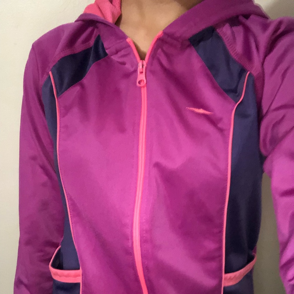 Fushia/ purole/ bright pink workout sweater